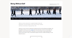 Desktop Screenshot of beingwithoutself.org